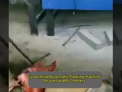 Automatische vlammachine voor grote platen van graniet van meer dan 2 meter
