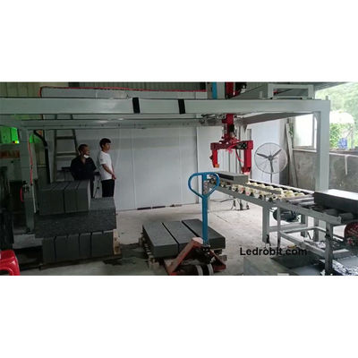 Automatisch laad- en lossysteem voor robotpalletisering Automatische klem- en losmachine met frame