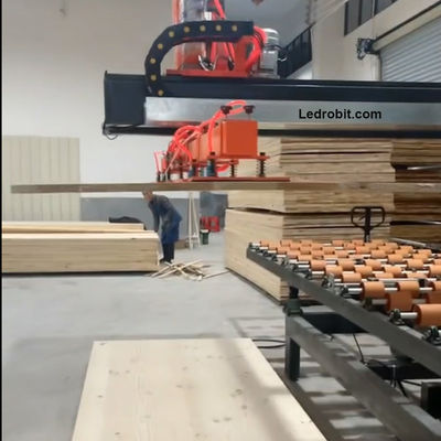 Volledig automatisch houten plaat laadconveyor CNC laad- en losconveyor systeem