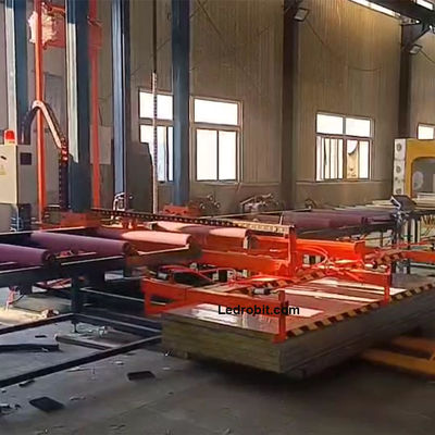 Aanpasbaar LCD-scherm geautomatiseerd laden en lossen van materialen