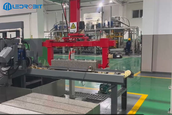 Automatische curbstone palletiser machine voor curbstone automatische productielijn bespaar curbstone kosten